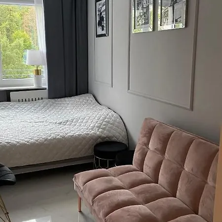 Gold Glamour Z Dwoma Sypialniami, Duzy Balkon Lägenhet *