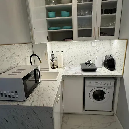 Gold Glamour Z Dwoma Sypialniami, Duzy Balkon Lägenhet