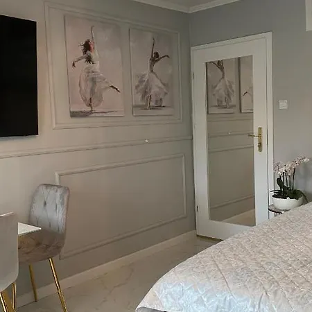 Appartement Gold Glamour Z Dwoma Sypialniami, Duzy Balkon *