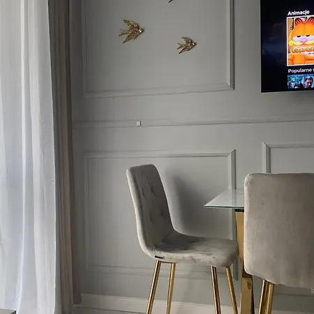 Appartement Gold Glamour Z Dwoma Sypialniami, Duzy Balkon