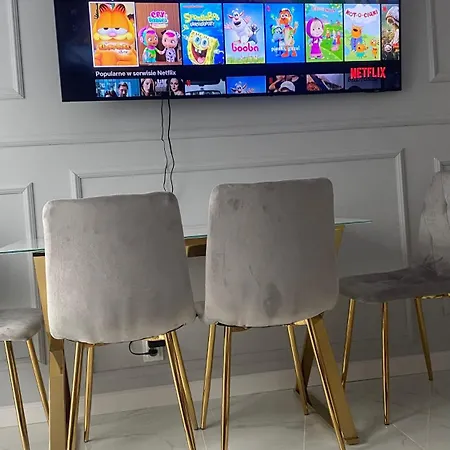 Gold Glamour Z Dwoma Sypialniami, Duzy Balkon *