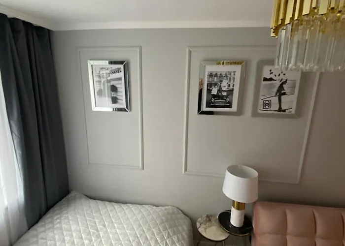 公寓 Gold Glamour Z Dwoma Sypialniami, Duzy Balkon 索波特