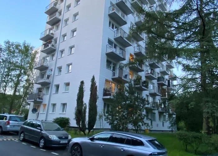 Gold Glamour Z Dwoma Sypialniami, Duzy Balkon 公寓