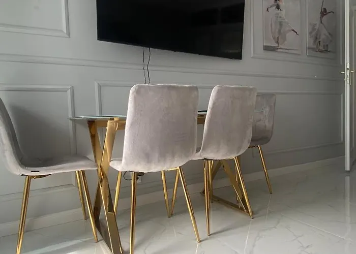 公寓 Gold Glamour Z Dwoma Sypialniami, Duzy Balkon 索波特