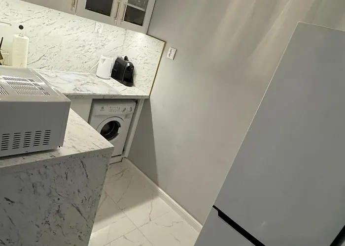 Gold Glamour Z Dwoma Sypialniami, Duzy Balkon 公寓 索波特