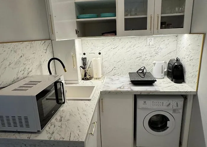 Gold Glamour Z Dwoma Sypialniami, Duzy Balkon Appartement